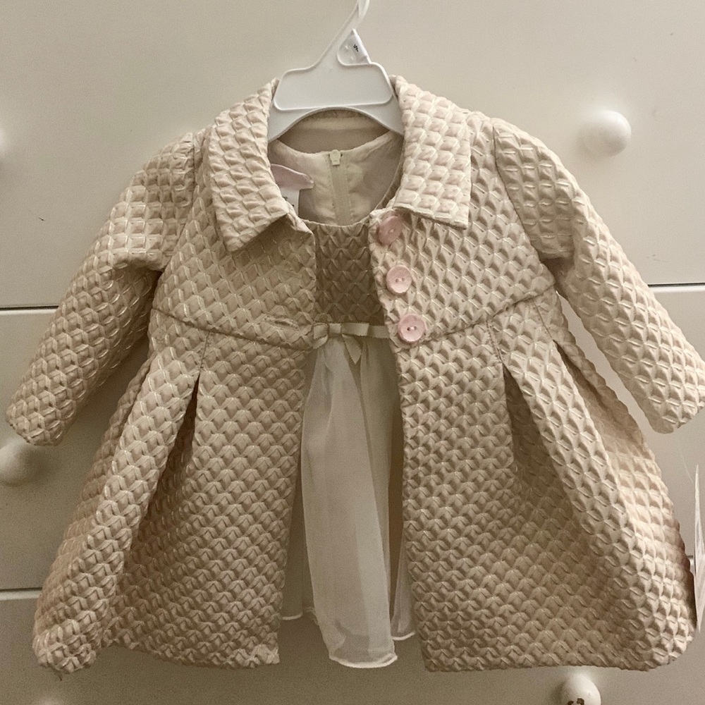 NWT Bonnie Baby formal Dress and coat set